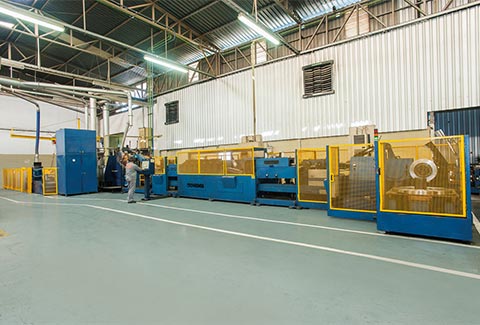 Sistema de Laminação de Chumbo