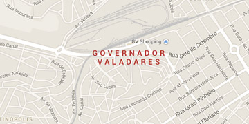 Mapa da localização da Motorlight Baterias em Governador Valadares